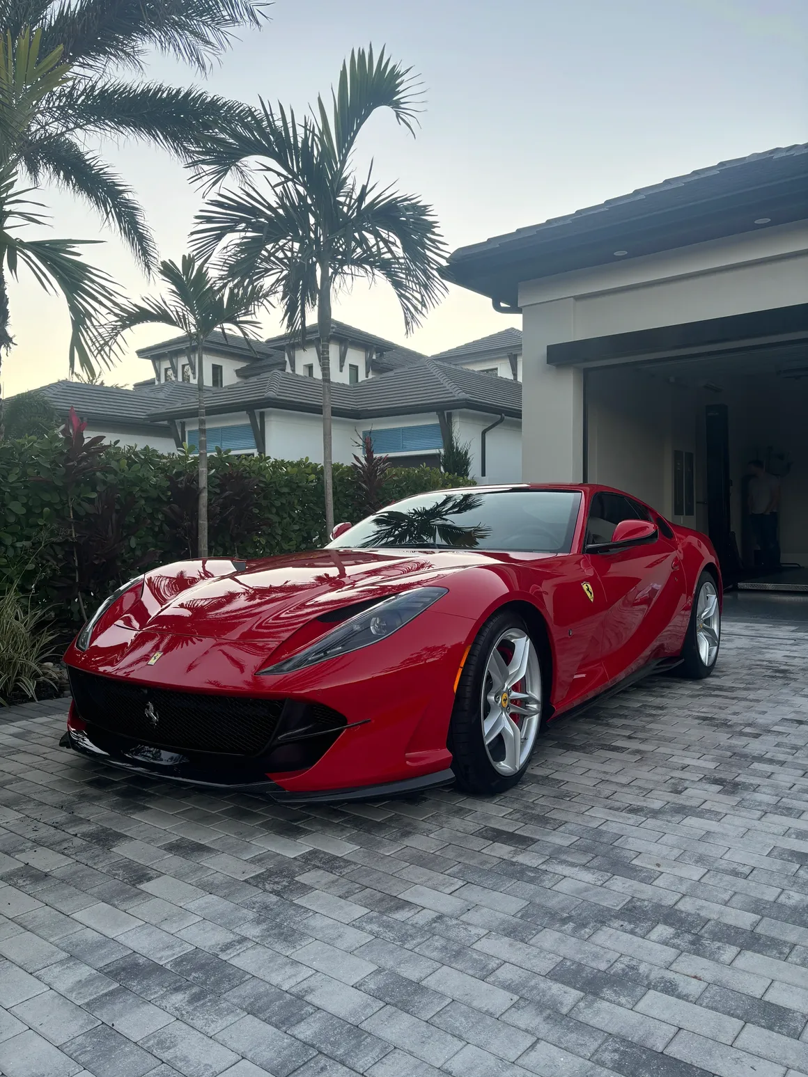 Ferrari detailed by Driven Detailing after paint correction and ceramic coating